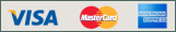 Visa logo, MasterCard logo, American Express logo Visa logo, MasterCard logo, American Express logo
